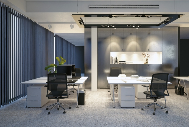 karpet kantor siap digunakan